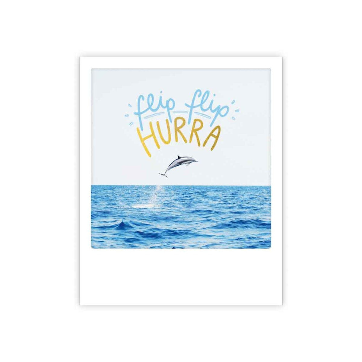Photo Postkarte - Flip flip hurra