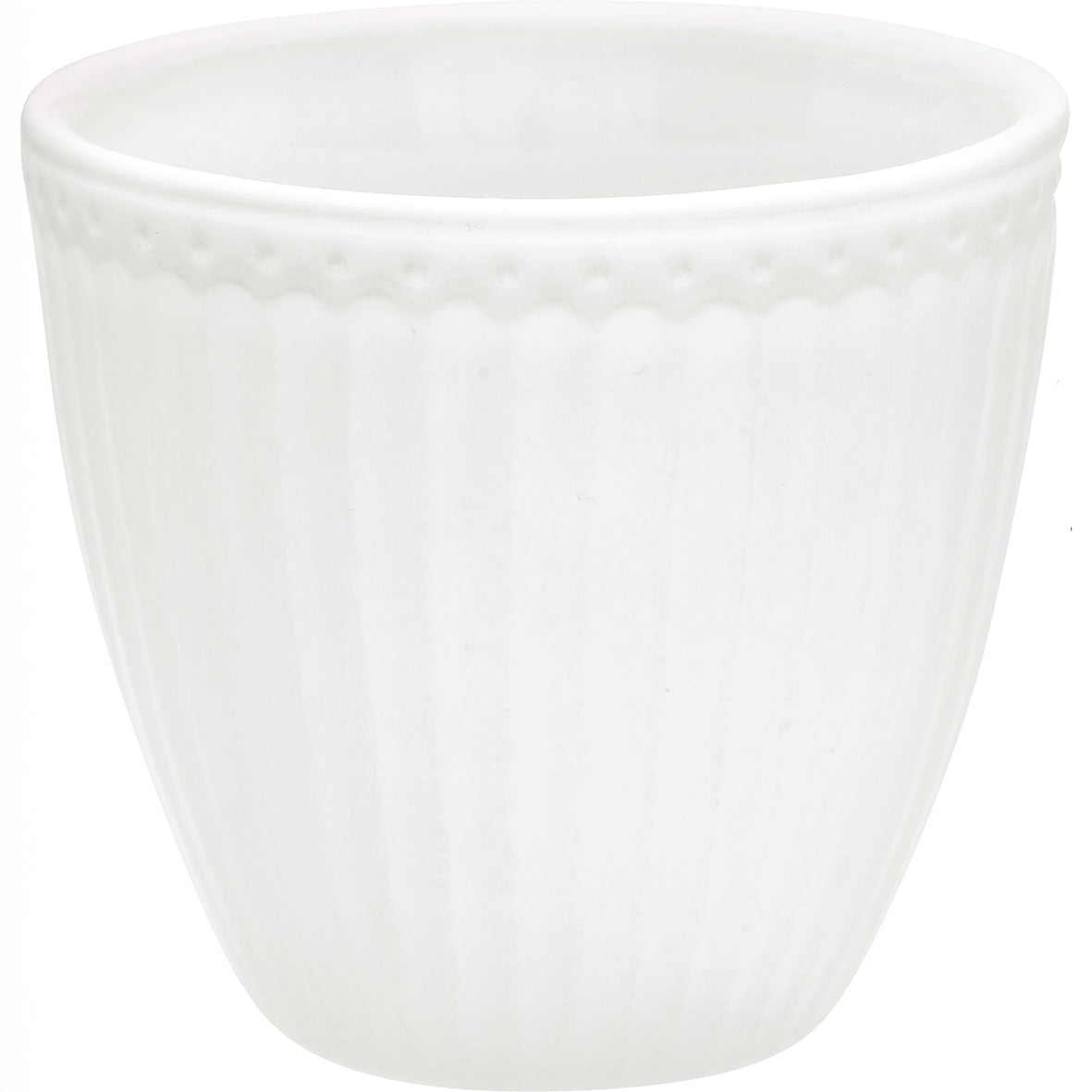 Latte Cup Alice - white