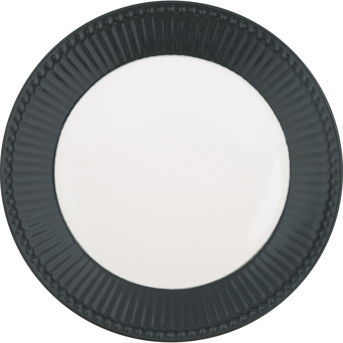 Frühstücksteller Alice - dark grey