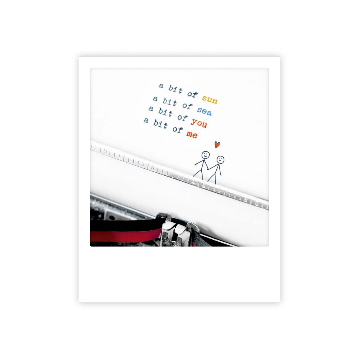 Photo Postkarte - a bit of you a bit of me
