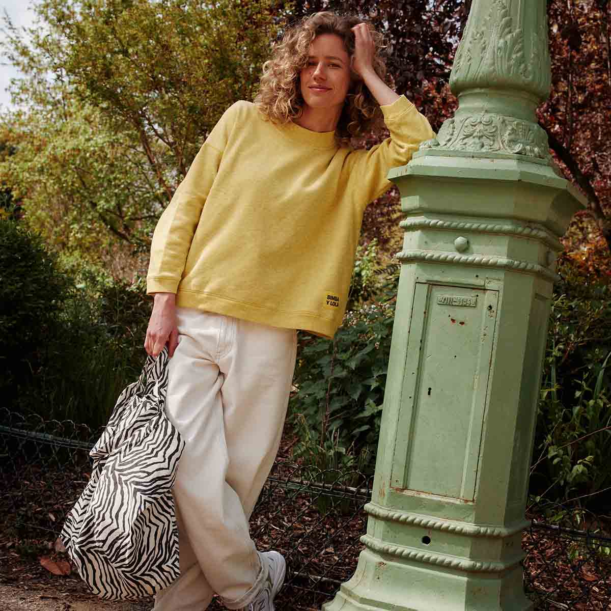 Einkaufstasche Elisa Zebra Beige