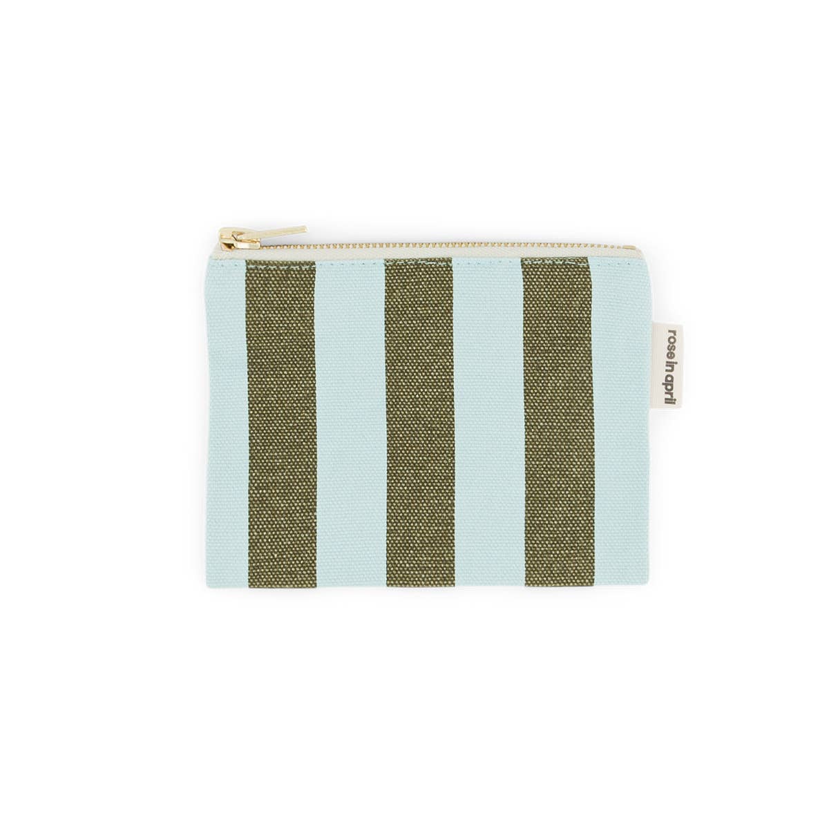Geldbörse Marie Streifen Aqua Olive