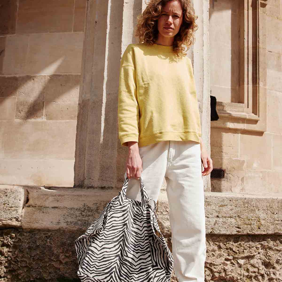 Einkaufstasche Elisa Zebra Beige
