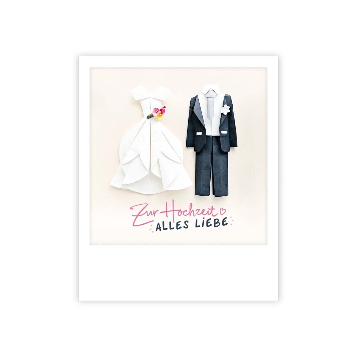 Photo Postkarte - Zur Hochzeit alles Liebe
