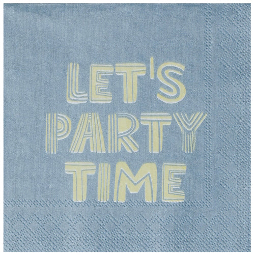 Cocktailservietten Let´s Party Time