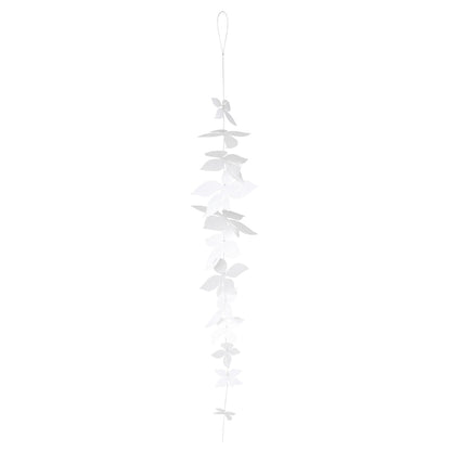 Papierkette white blossom