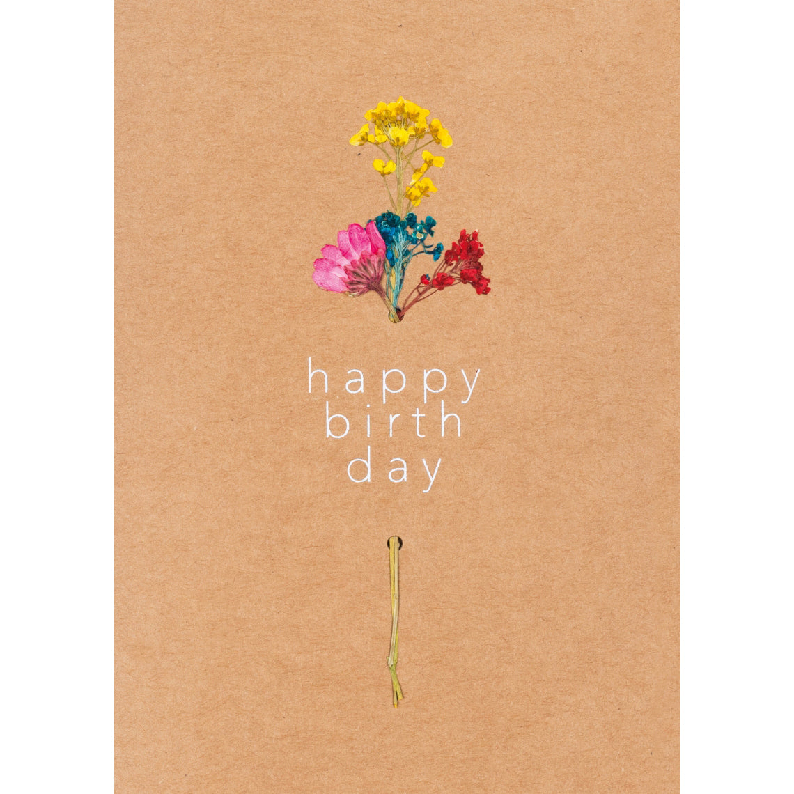 Blütezeitkarte Happy Birthday