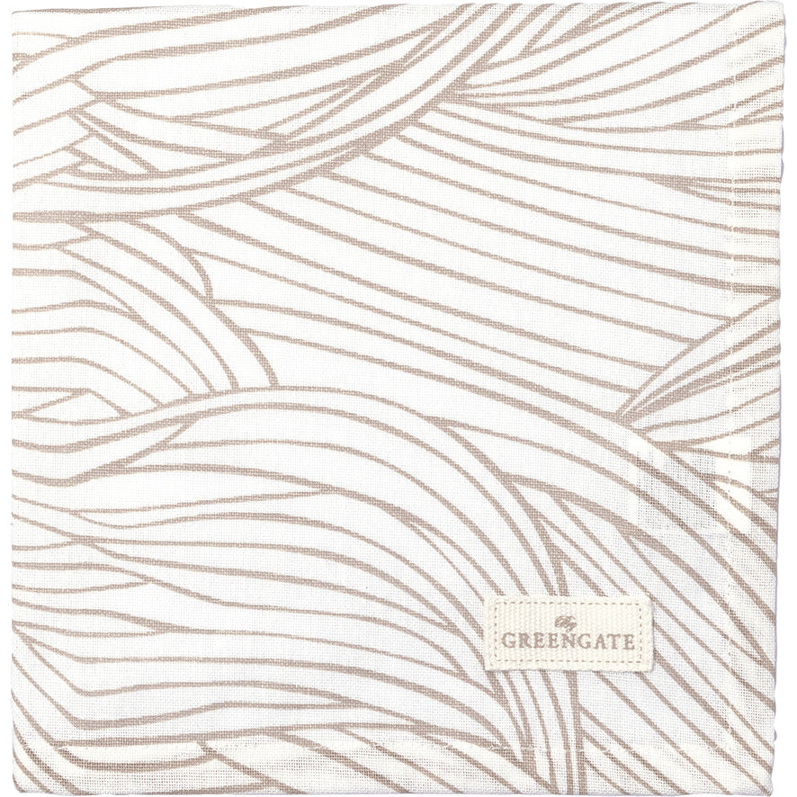 Stoffserviette Wilja beige