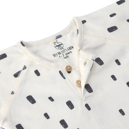 Baby Langarmshirt Bricks Milky
