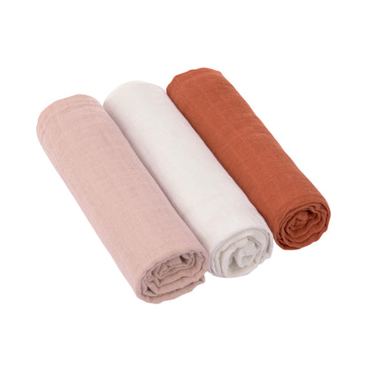 Spucktuch Swaddle & Burp Blanket L weiß