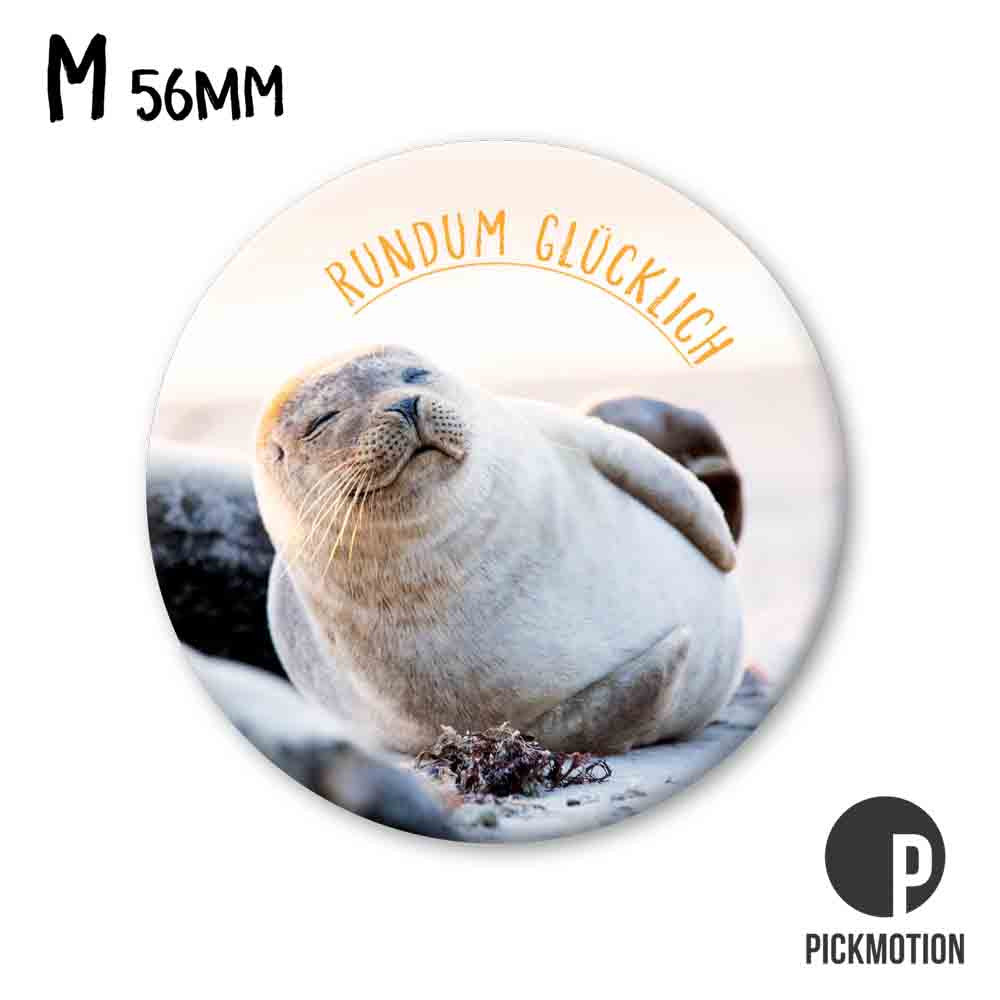Magnet M - Rundum Glücklich Robbe