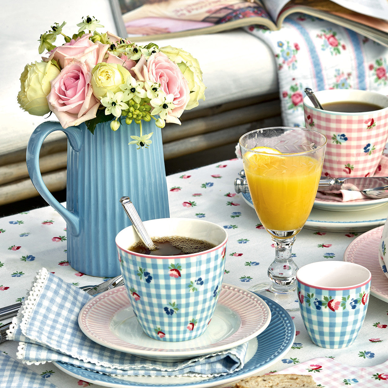 Kanne 1l Alice - sky blue