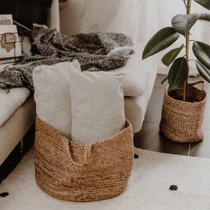 Aufbewahrungskorb aus Jute Groß