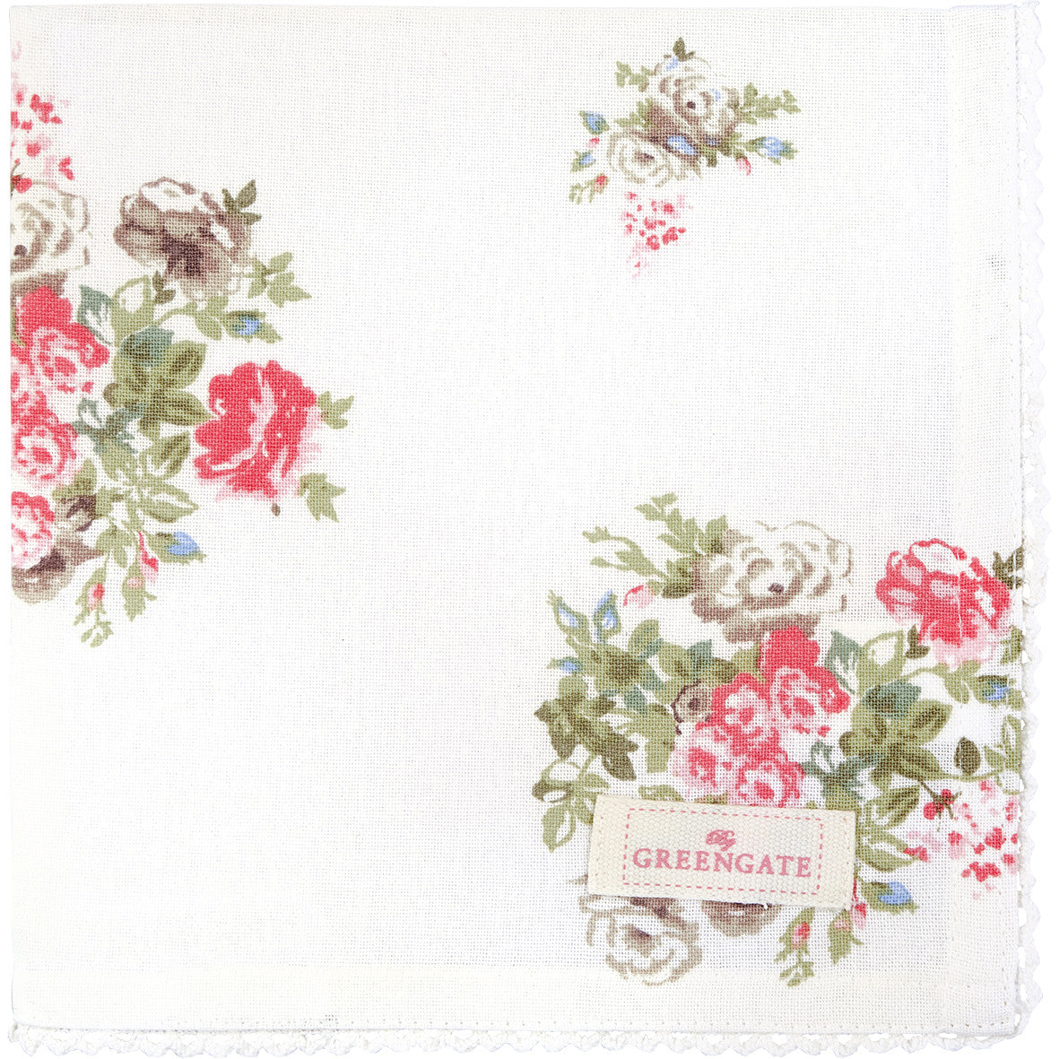 Stoffserviette Petricia white