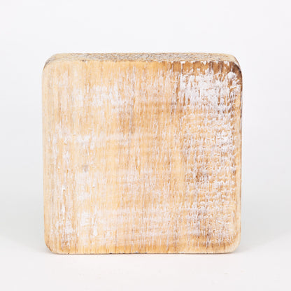 Holzsymbol - leer - im Scrabble-Style