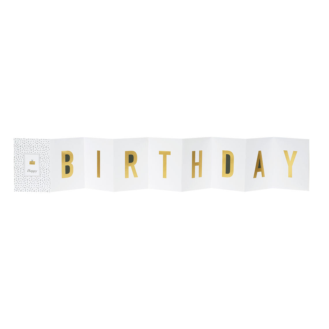 Leporellokarte Happy Birthday
