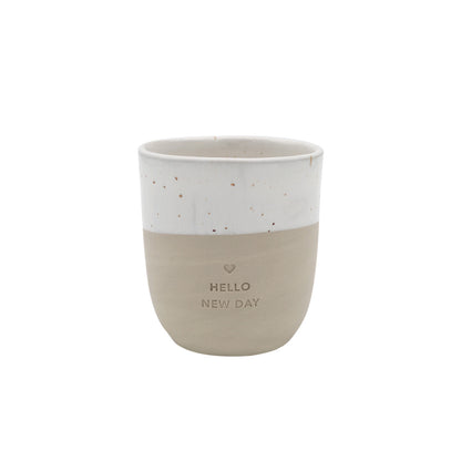 Becher Hello New Day
