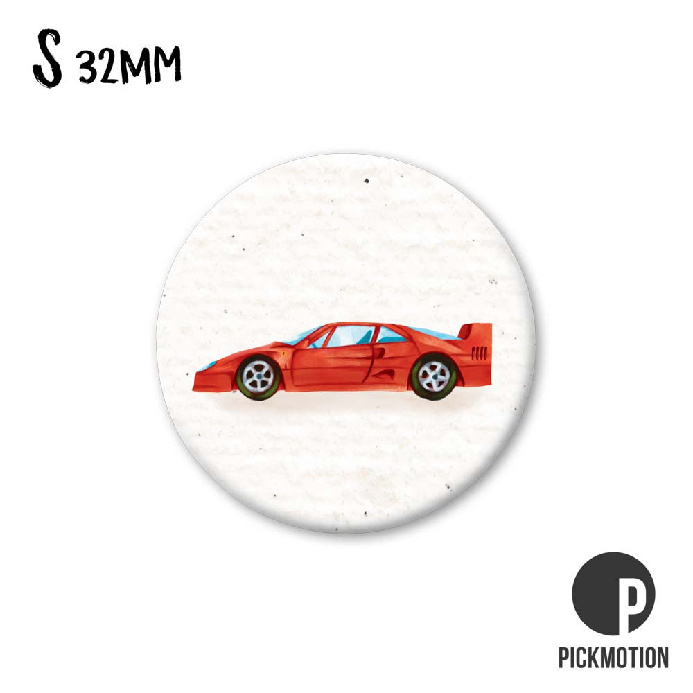 Magnet S - Red racing car
