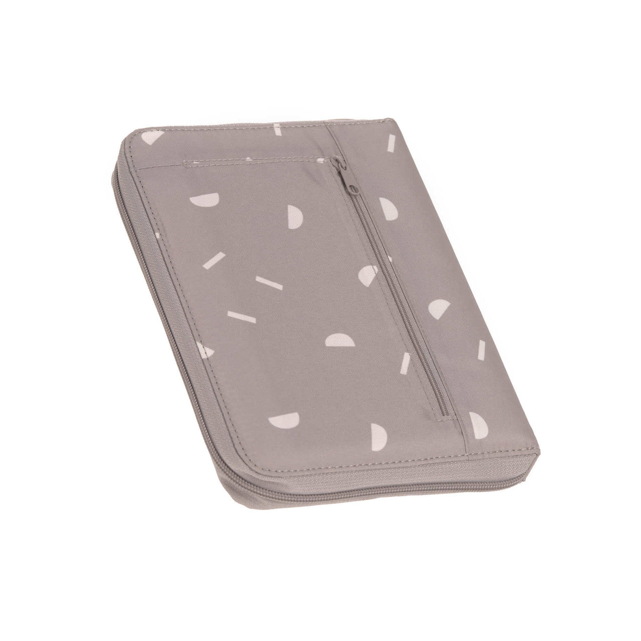 Mutterpasshülle Document Pouch Blocks Taupe Grau