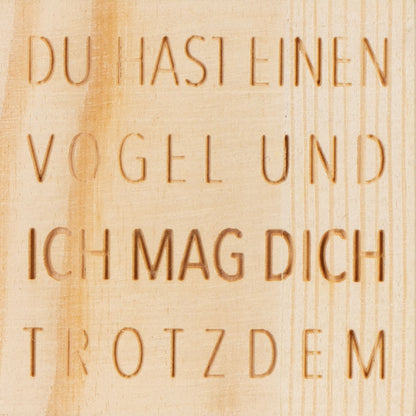 Glückskästchen Vogel