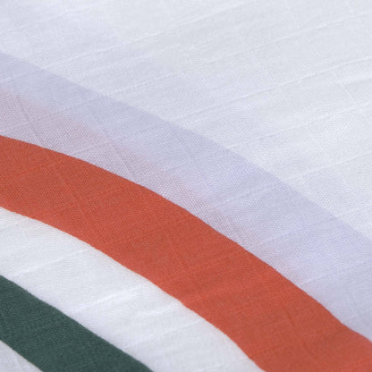 Spucktuch Regenbogen groß Happy RascalsHeavenly Soft Swaddle lila