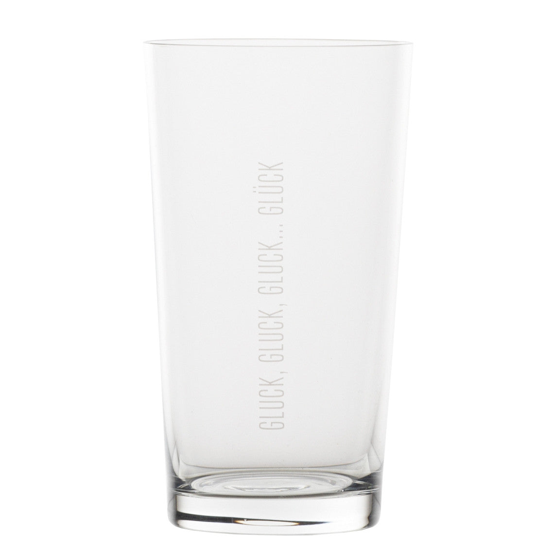 Wasserglas Glück