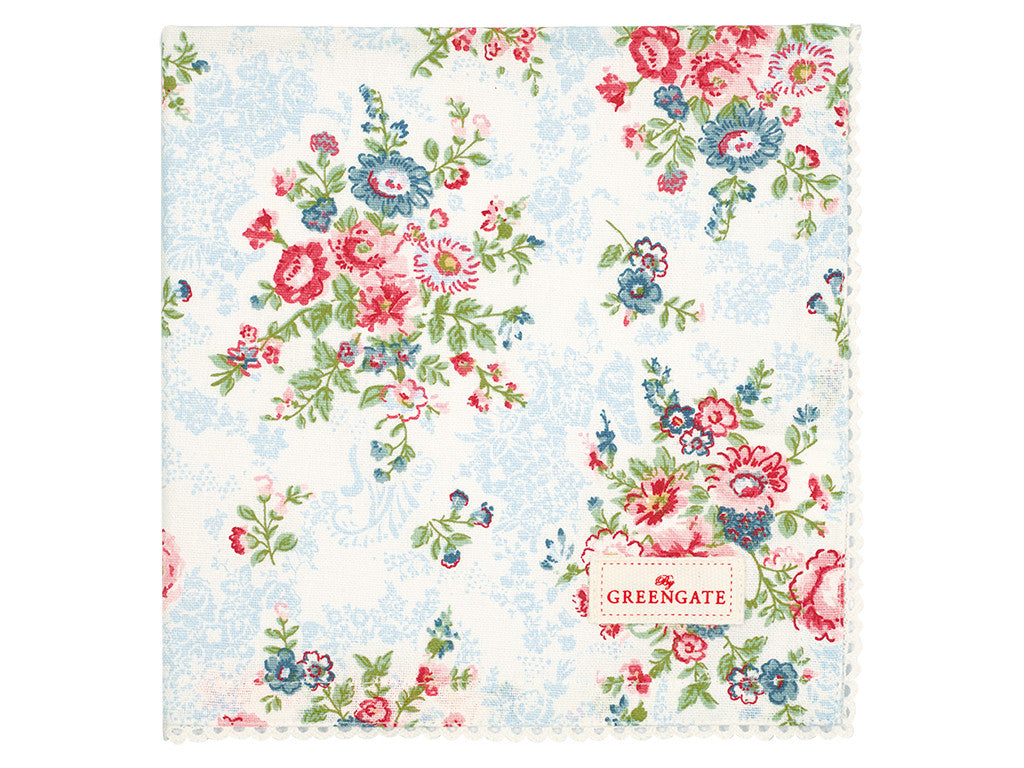 Stoffserviette Ailis white