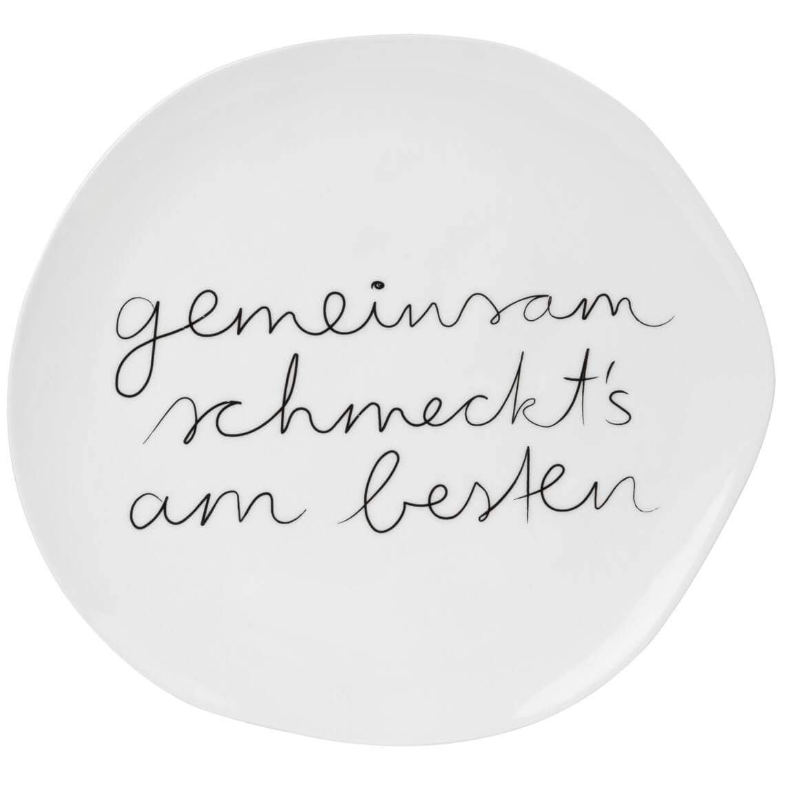 Teller Gemeinsam schmeckts am Besten