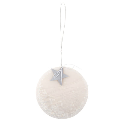 Kreisornament silber- 2er Set