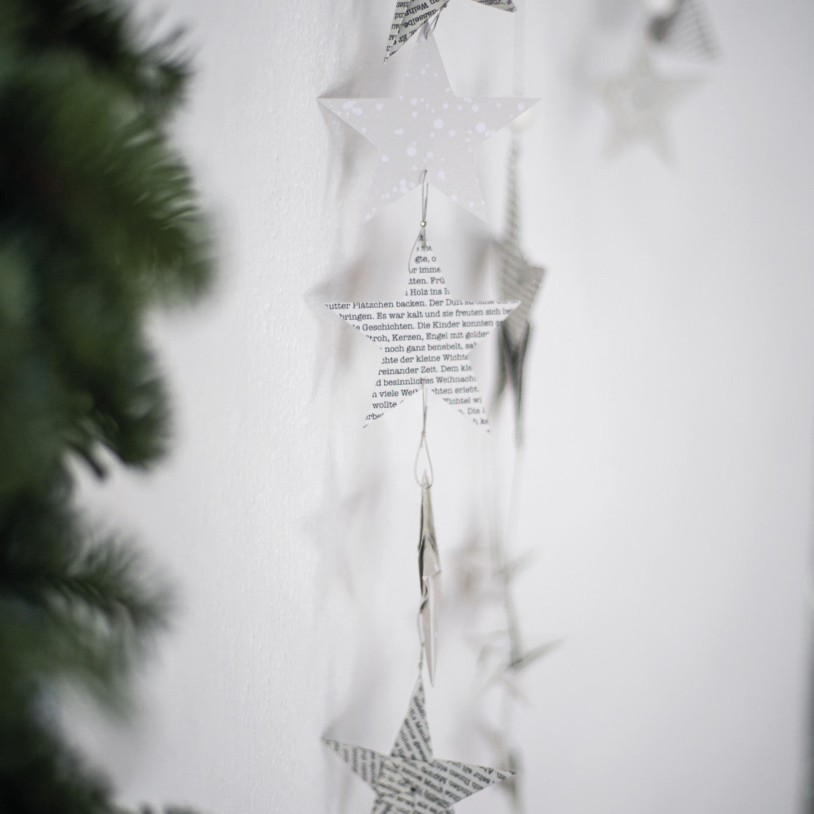 Papierkette Weihnachtsmärchen
