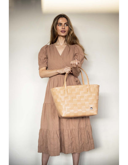 Shopper Paris - fat strap size S - orange melon - Handed by
