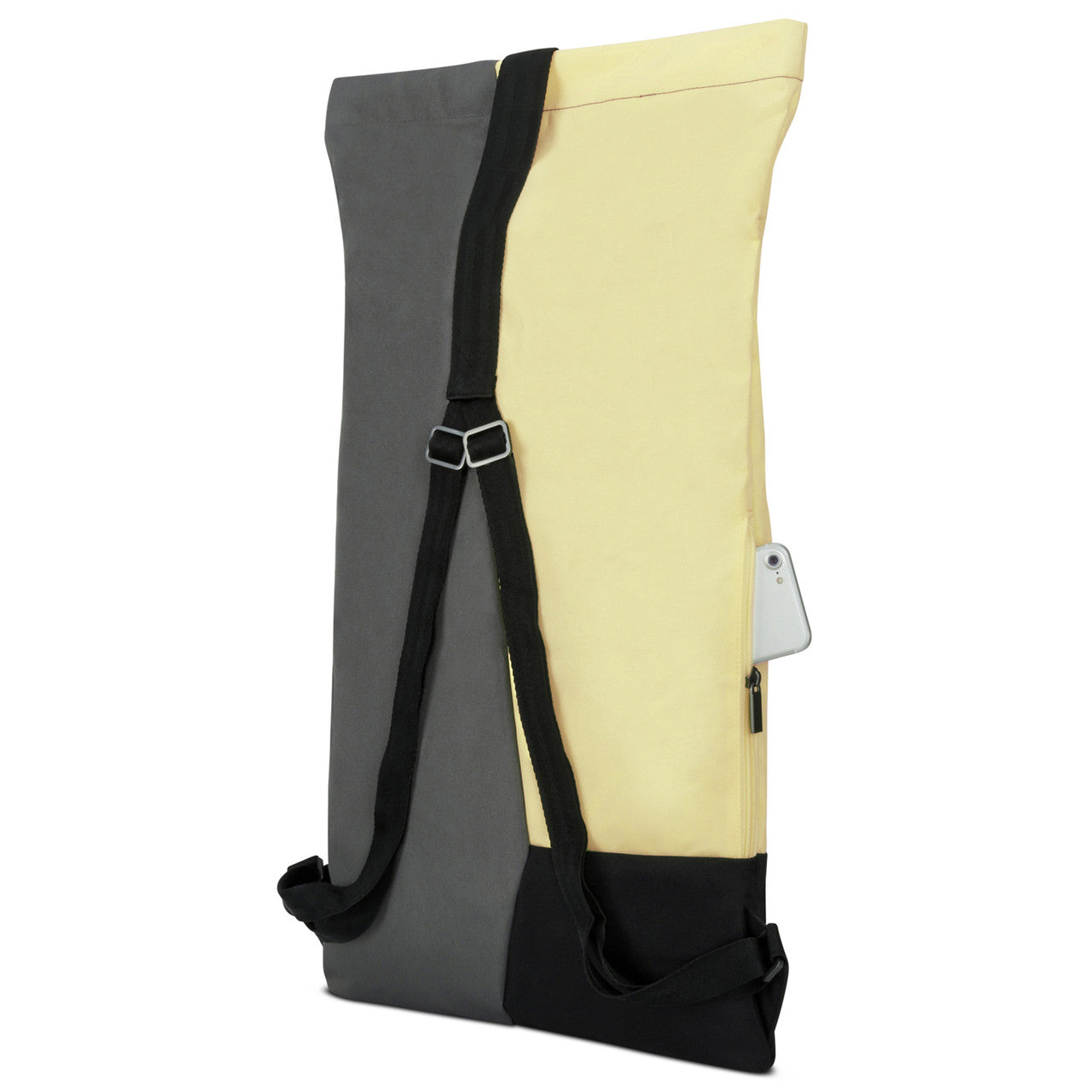 Rucksack Oskar grau- gelb