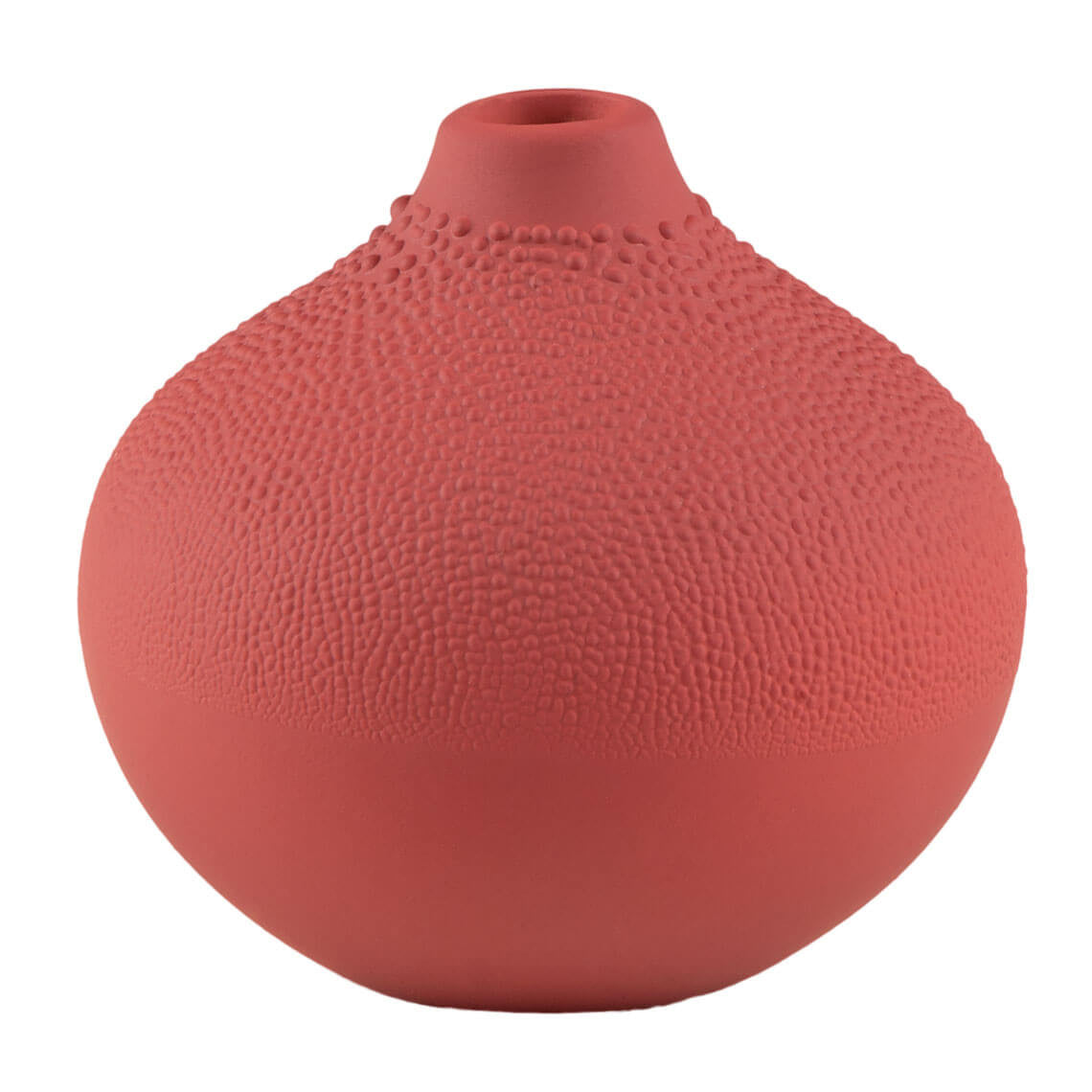 Perlenvase rostrot