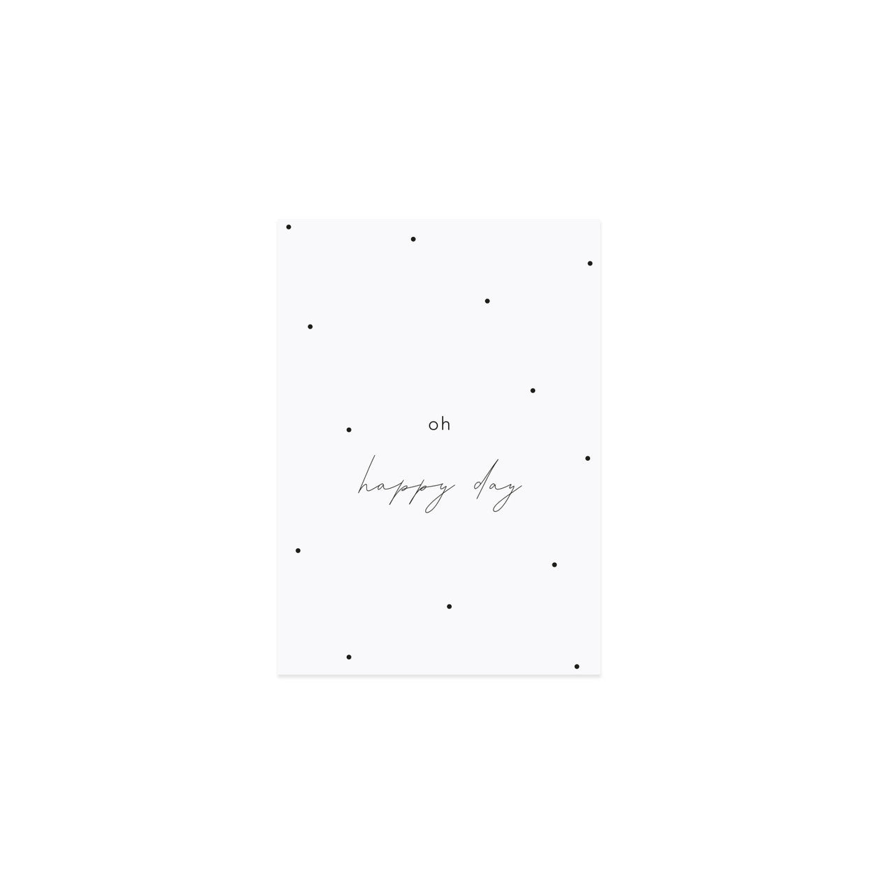 Postkarte Happy day