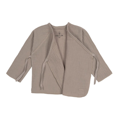 Baby Wickelshirt GOT taupe grau