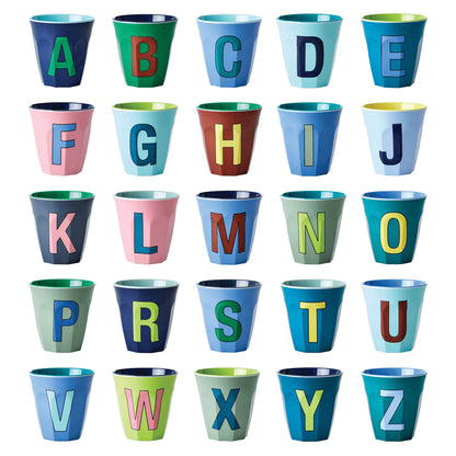 Buchstabenbecher Blau A