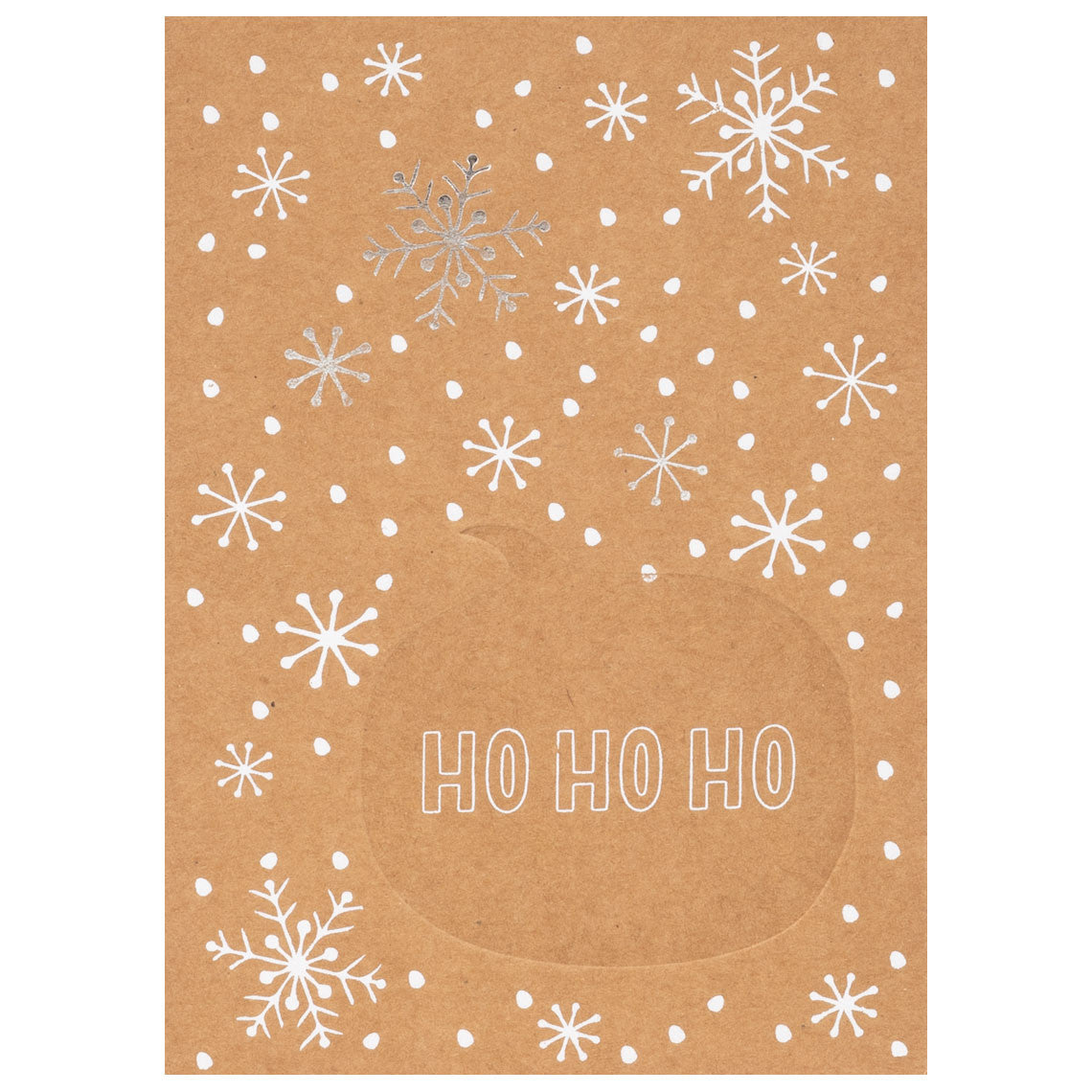 Sprechblasenpostkarte Ho Ho Ho