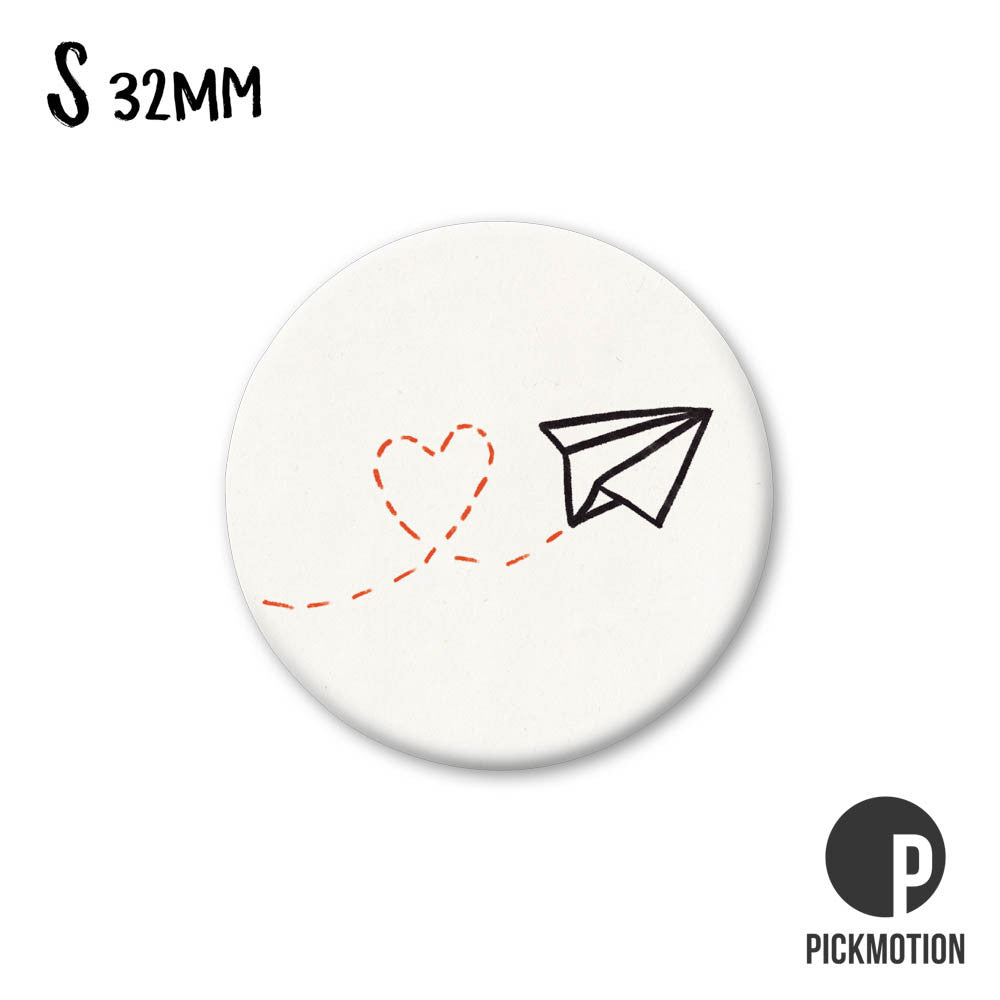 Magnet - S - paper plane love