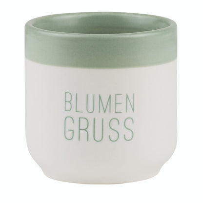 Blumentopf Blumige Grüße Blumengruß