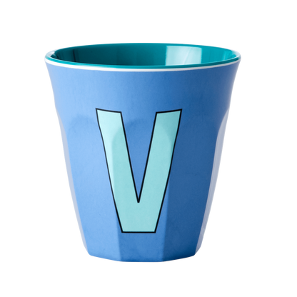 Buchstabenbecher Graublau V