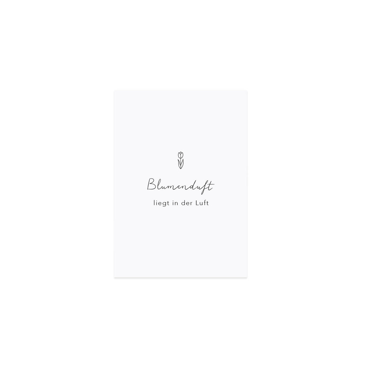 Spruchkarte Blumenduft