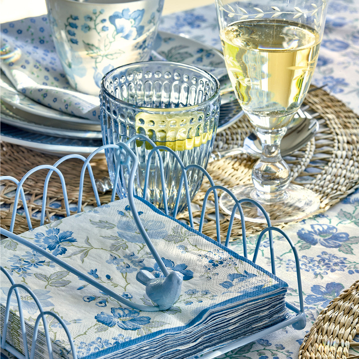Wasserglas Alice - pale blue
