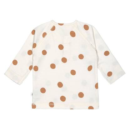 Baby Langarmshirt Big Dots Milky