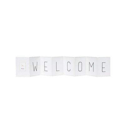 Leporellokarte Baby Welcome