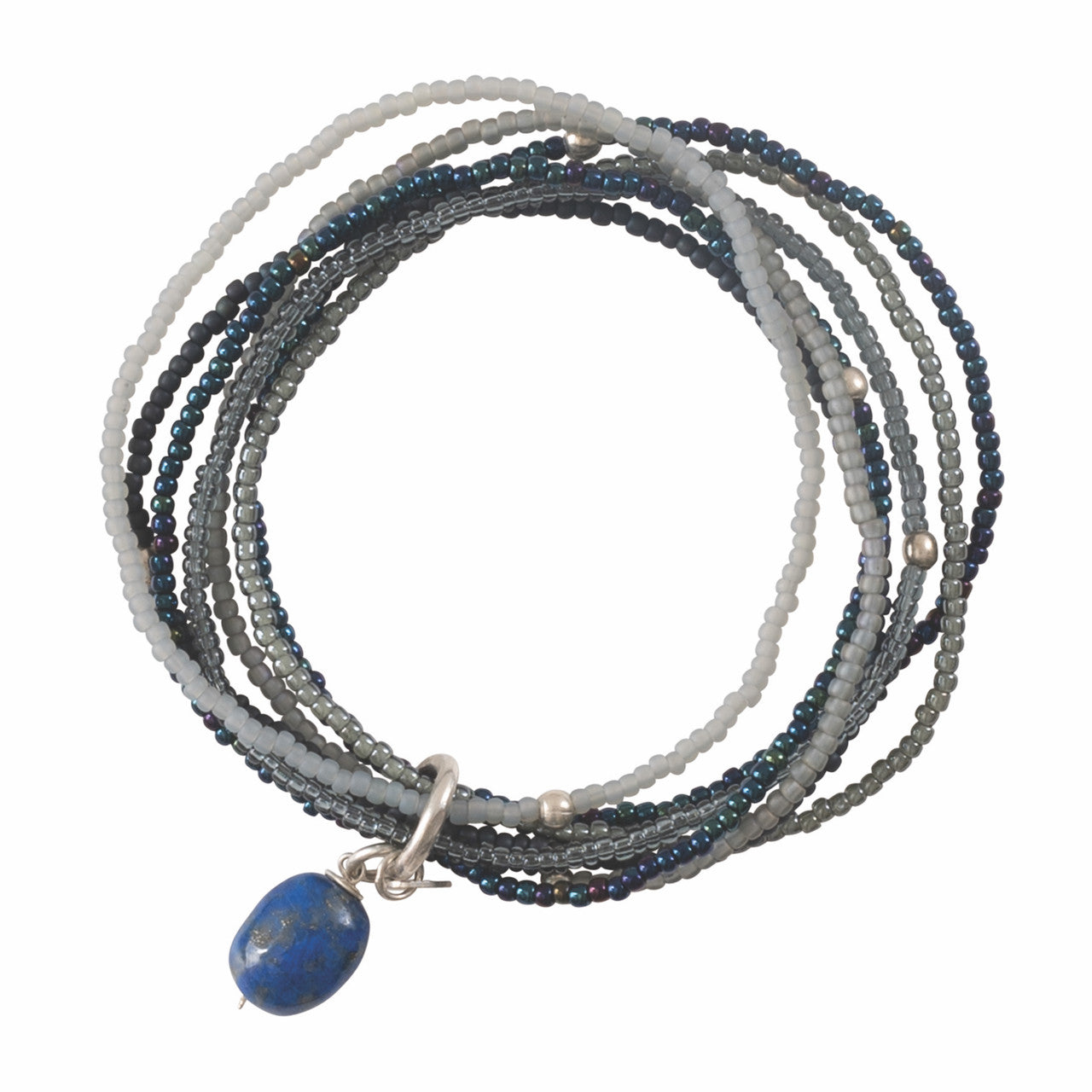Nirmala Lapislazuli Silber Armband