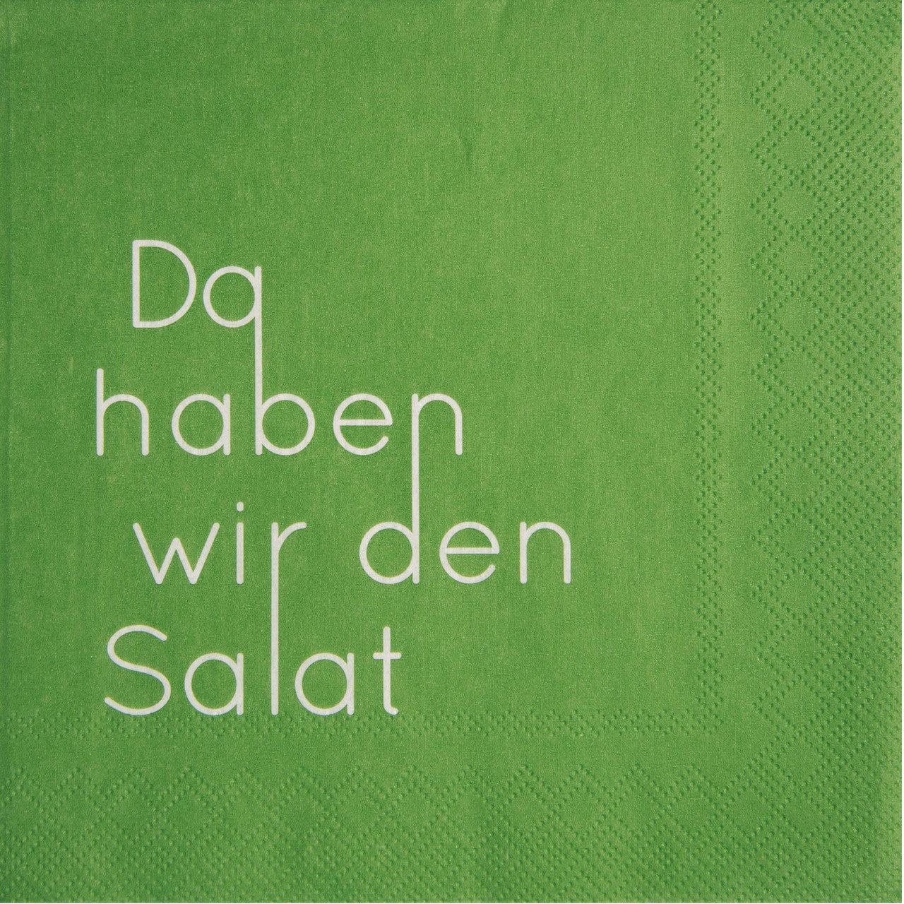 Servietten Da haben wir den Salat