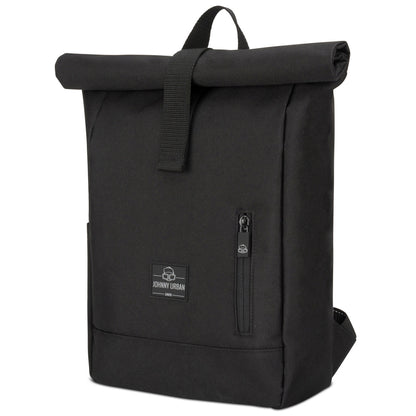 Kinderrucksack Rolltop Aaron schwarz