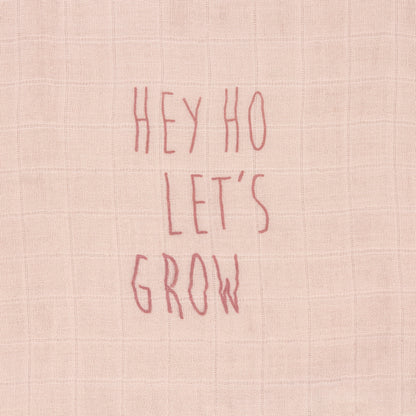 Pucktuch - Hey ho let´s grow Heavenly Soft Swaddle  rosa