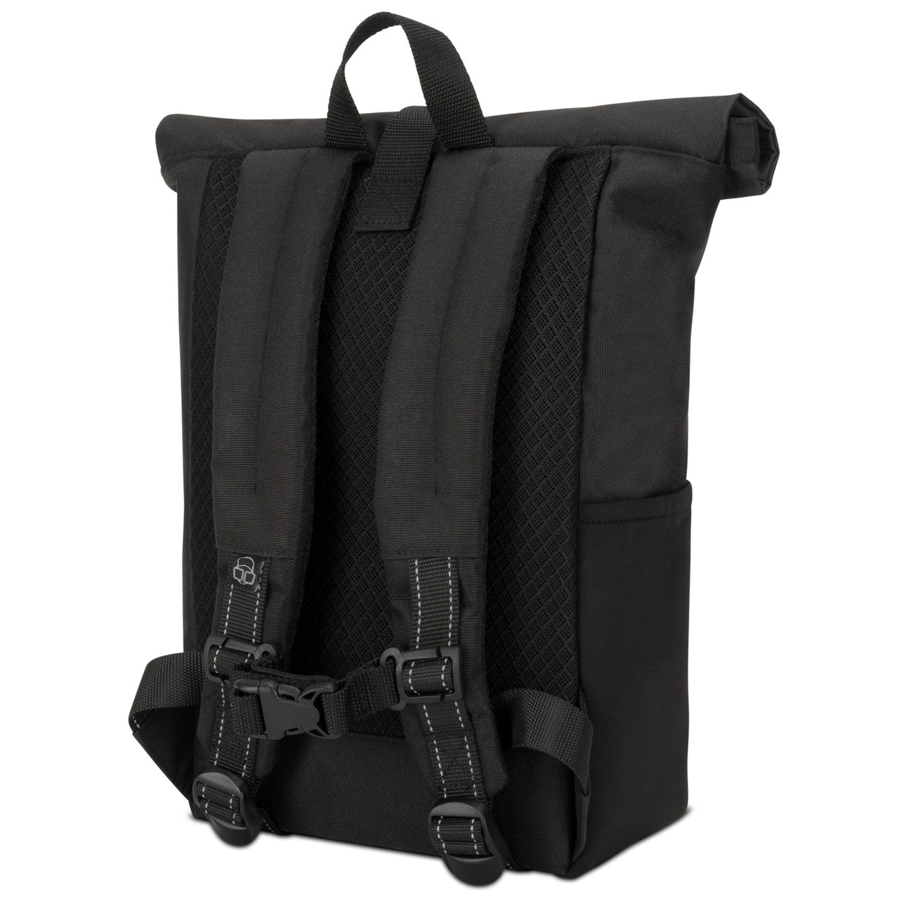 Kinderrucksack Rolltop Aaron schwarz