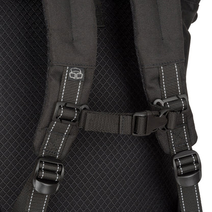 Kinderrucksack Rolltop Aaron schwarz